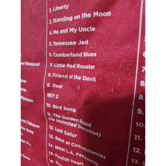 Rare Grateful Dead Tribute Night T Shirt Mens Size Med Grey Chicago Farewell - Picture 9 of 12